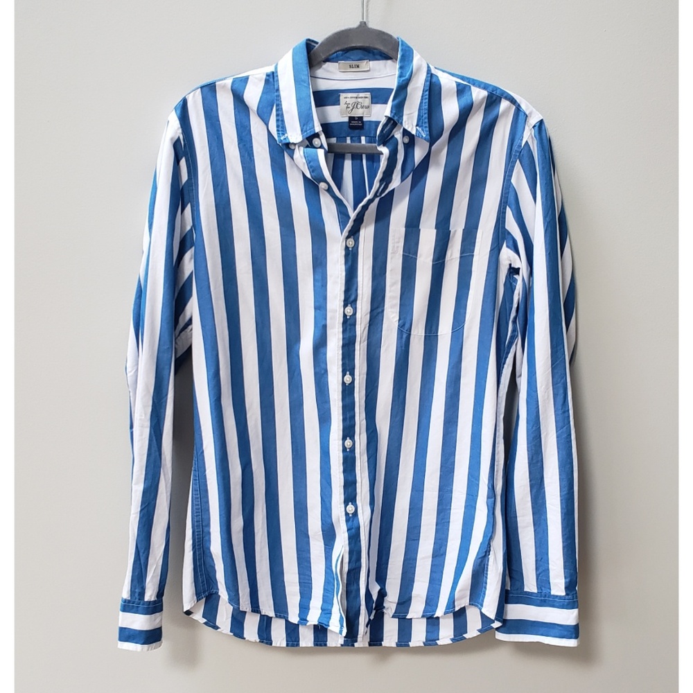 J. Crew slim stretch Secret Wash shirt
